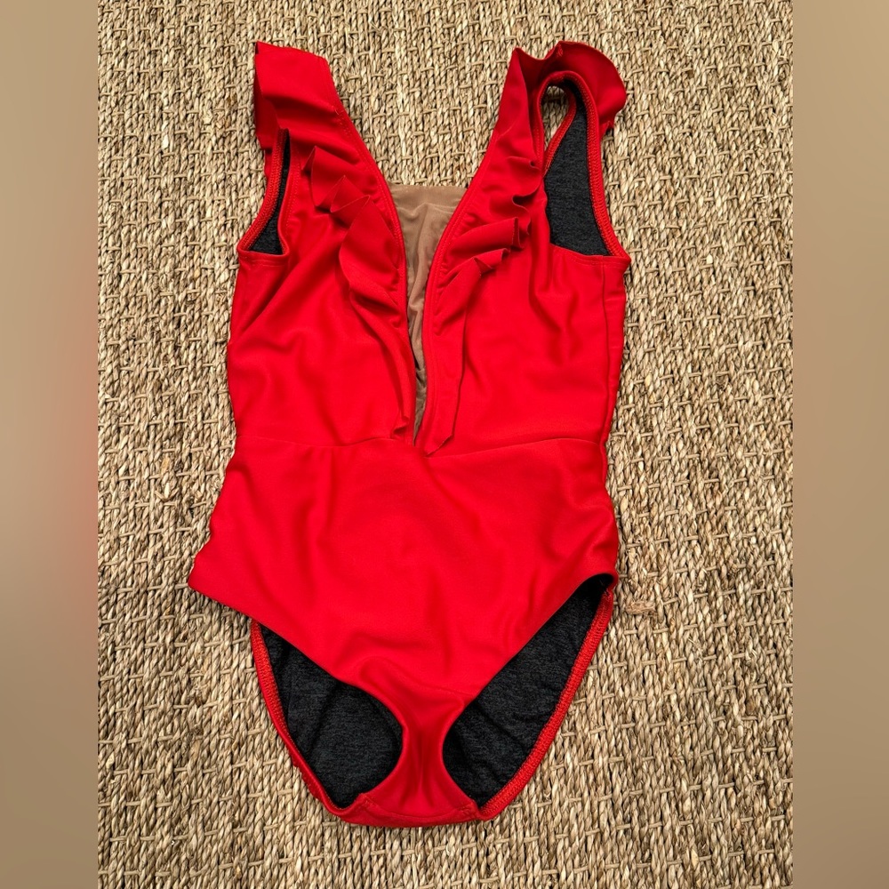 5 Dancewear Red Leotard YL